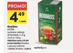 Intermarche ASTRA wybrane rodzaje 20 torebek x 1,5 g oferta