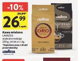 Intermarche Kawa mielona LAVAZZA wybrane rodzaje oferta