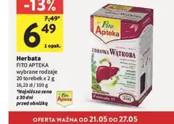 Intermarche FITO APTEKA wybrane rodzaje 20 torebek x 2 g oferta