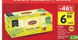 Intermarche LIPTON Yellow Label 50 torebek x 2 g oferta