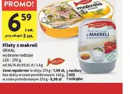 Intermarche Filety z makreli wybrane rodzaje oferta