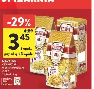 Intermarche Makaron CZANIECKI oferta