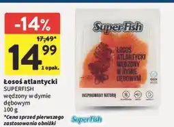 Intermarche Łosoś atlantycki wędzony w dymie dębowym oferta