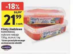 Intermarche Filety śledziowe wybrane rodzaje oferta