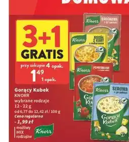 Intermarche Gorący Kubek KNORR oferta