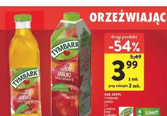 Intermarche Sok 100% TYMBARK jabłko oferta