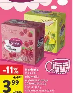 Intermarche Herbata piramidki O la la! oferta