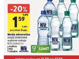Intermarche Woda mineralna NAŁĘCZOWIANKA wybrane rodzaje oferta