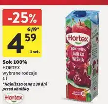Intermarche Sok 100% HORTEX wybrane rodzaje oferta