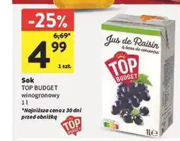 Intermarche Sok TOP BUDGET winogronowy oferta