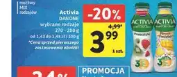 Intermarche Activia wybrane rodzaje oferta
