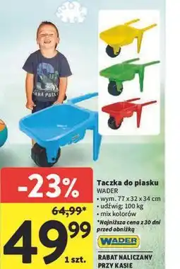 Intermarche Taczka do piasku WADER oferta