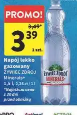 Intermarche Napój lekko gazowany Minerals+ 1,5 l oferta