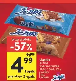 Intermarche Ciastka classic Jeżyki oferta