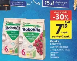 Intermarche Kaszka mleczno-ryżowa z bananami Bobovita oferta