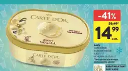 Intermarche Lody vanilla Algida Carte D'or Les Classiques oferta