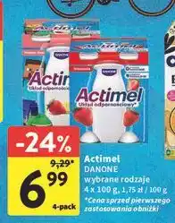 Intermarche Jogurt kids truskawka-banan Danone Actimel oferta