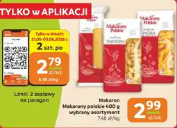 Gama Makaron Makarony polskie oferta