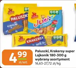 Gama Paluszki, Krakersy super Lajkonik oferta