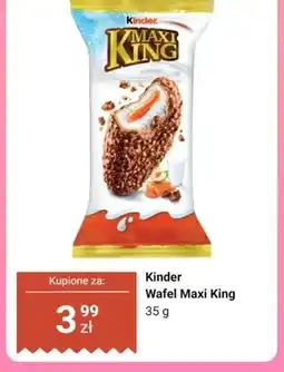 Biedronka Wafel Kinder Maxi King oferta
