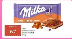 Biedronka Czekolada mleczna z nadzieniem toffi oferta