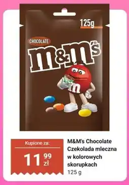 Biedronka Czekolada mleczna w kolorowych skorupkach M&M's Chocolate oferta