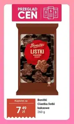Biedronka Ciastka listki kakaowe oferta