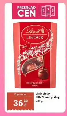 Biedronka Praliny Lindor Milk Cornet oferta