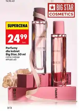 Biedronka Perfumy dla kobiet Big Star oferta