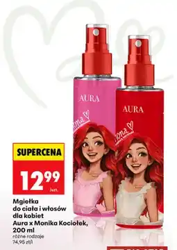Biedronka Mgiełka do ciała i włosów dla kobiet Aura x Monika Kociołek oferta