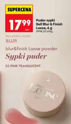 Biedronka Puder sypki Bell Blur & Finish Loose 01 Pink Translucent oferta