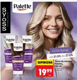 Biedronka Toner do włosów Palette Ashy Blonde Cool Toner oferta