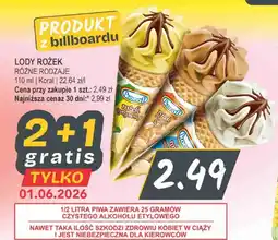 Słoneczko Lody rożek oferta