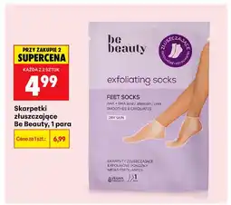 Biedronka Skarpetki złuszczające Be Beauty oferta