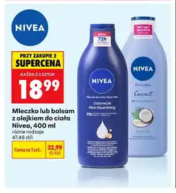 Biedronka Mleczko do ciała Nivea oferta