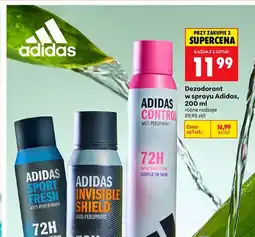 Biedronka Dezodorant w sprayu Adidas Sport Fresh oferta