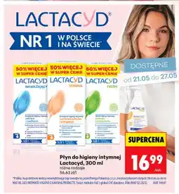 Biedronka Płyn do higieny intymnej Lactacyd Nawilżający oferta
