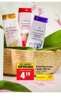 Biedronka Żel pod prysznic Linda Kremowe Wygładzenie oferta