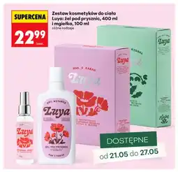 Biedronka Zestaw kosmetyków do ciała Luya Mak i Kakao: żel pod prysznic 400ml i mgiełka 100ml oferta