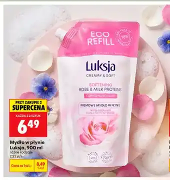 Mydło w płynie Luksja Creamy & Soft Softening Rose & Milk Proteins