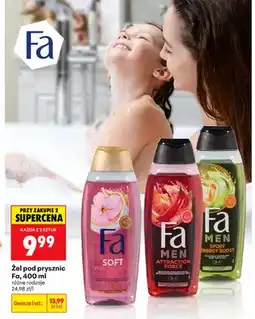 Biedronka Żel pod prysznic Fa Soft Pink Jasmine & Oil oferta
