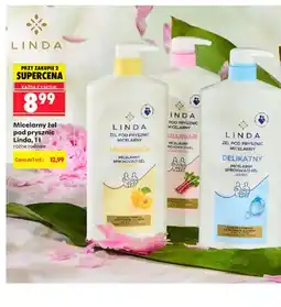 Biedronka Micelarny żel pod prysznic Linda Mirabelka oferta