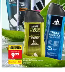 Biedronka Żel pod prysznic Adidas Men Pure Game 3 w 1 oferta