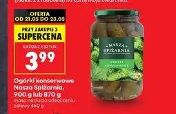 Biedronka Ogórki konserwowe Nasza Spiżarnia oferta