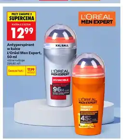Biedronka Antyperspirant w kulce L'Oréal Men Expert Invincible oferta