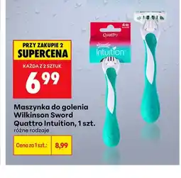 Biedronka Maszynka do golenia Wilkinson Sword Quattro Intuition oferta