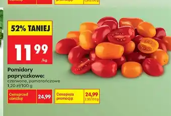 Biedronka Pomidory papryczkowe czerwone oferta