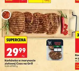 Biedronka Karkówka w marynacie ziołowej Czas na Grill oferta