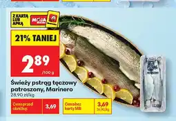 Biedronka Świeży pstrąg tęczowy patroszony Marinero oferta