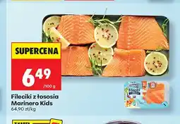 Biedronka Fileciki z łososia Marinero Kids oferta